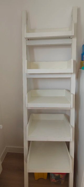 Estantería Escalera Blanca