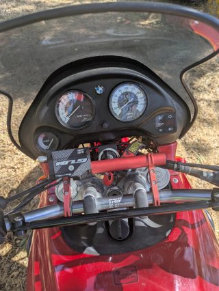 BMW F650 Funduro 1996 Roja