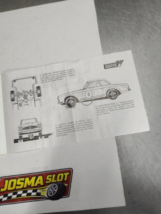 Instrucciones Scalextric Mercedes 250