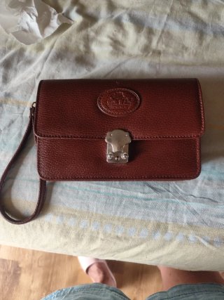 Bolso de mano piel vintage Casa de Campo