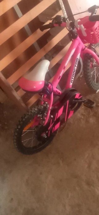 Bicicleta infantil ATRACTOR rosa