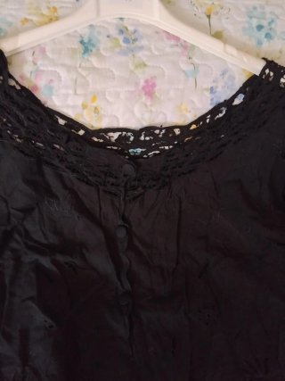 Blusa Calada Negra Talla Única