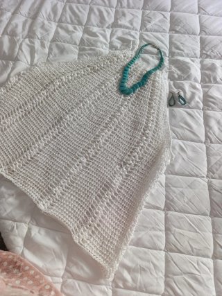 Top Crochet Ibiza Blanco Talla Única