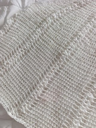 Top Crochet Ibiza Blanco Talla Única