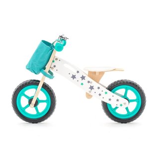 Bicicleta Sin Pedales Madera Niño 83cm Verde