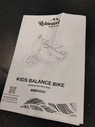 Bicicleta Sin Pedales Madera Niño 83cm Verde