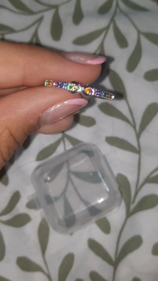 Anillo Plata Infinito Multicolor