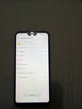Huawei P20 Lite Azul roto cubierta ge bateria