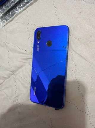 Huawei P20 Lite Azul roto cubierta ge bateria