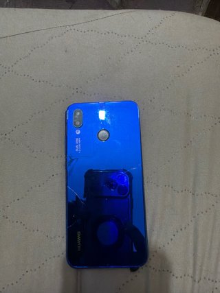 Huawei P20 Lite Azul roto cubierta ge bateria