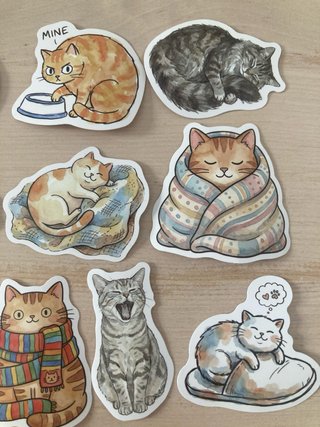 Adesivi di Gatti Adorabili