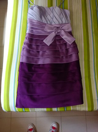 Vestido cóctel  invitada de boda. Malva, rosa...