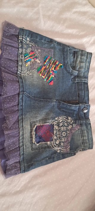 Falda vaquera Desigual Niña