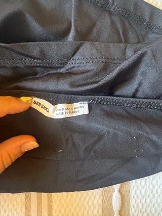 Top negro Bershka Talla S