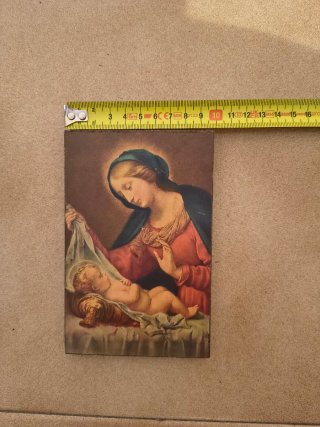 Dipinto Madonna del Velo su Legno