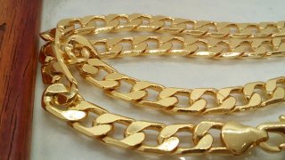 Cadena Cubana Gold Filled 18k 7mm X 60cm (5-10%)