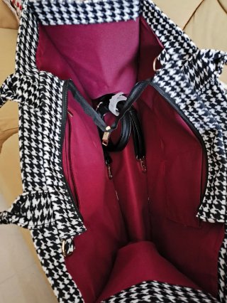 Bolso de mano estampado
