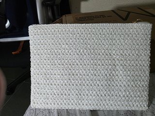 Bolso/Neceser Dior Blanco con Logo Dorado