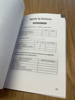 Libro para aprender francés.