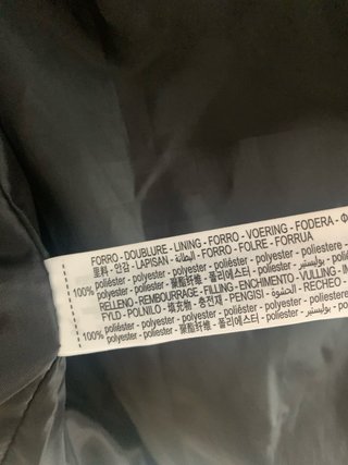 Chaleco acolchado Bershka negro