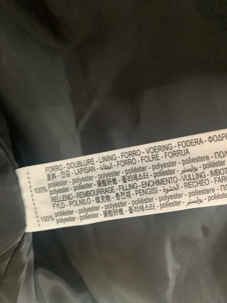 Chaleco acolchado Bershka negro