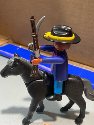 Playmobil Oficial Noedista a Caballo con Rifle