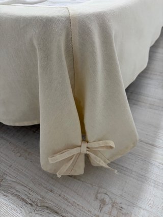 Cubre somier cama 135 beige