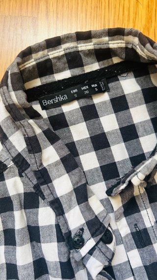 Camisa Bershka cuadros S