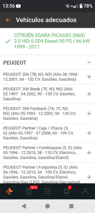 Brazo de suspensión coche RIDEX