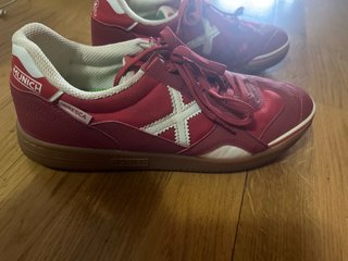 Zapatillas Fútbol Sala Munich Rojas Talla 42