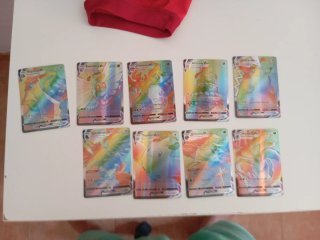 9 Cartas Pokémon Vmax Arcoíris