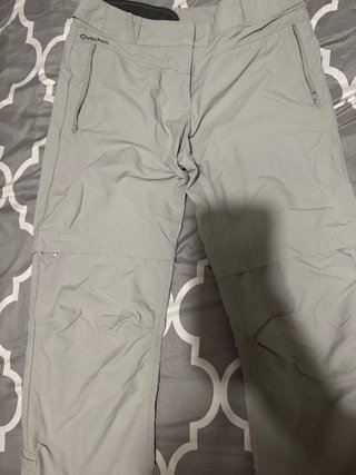 Pantalón senderismo Quechua gris