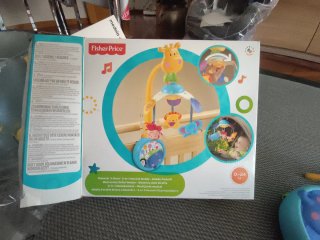 Móvil musical Fisher-Price para cuna