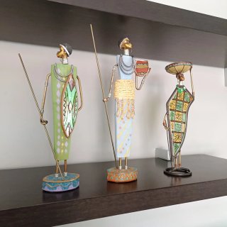 Figuras decorativas africanas