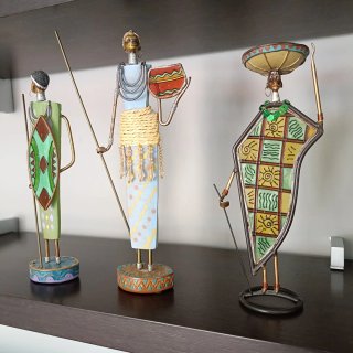 Figuras decorativas africanas