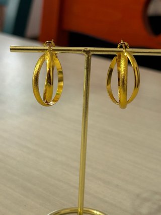 Orecchini Argento 925 Placcato Oro 18K