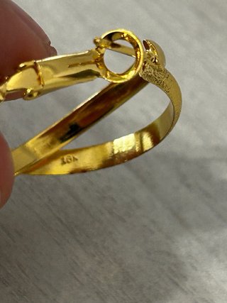 Orecchini Argento 925 Placcato Oro 18K