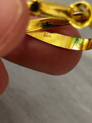 Orecchini Argento 925 Placcato Oro 18K