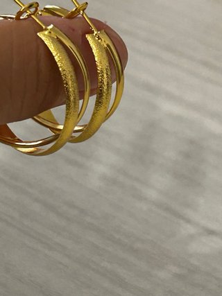 Orecchini Argento 925 Placcato Oro 18K