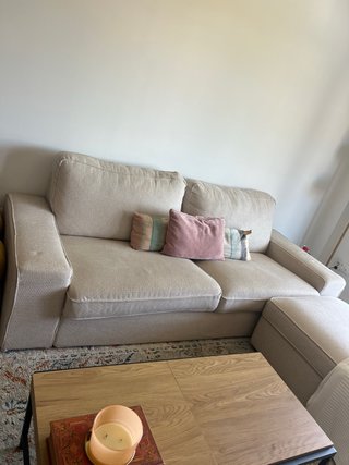 Sofá Kivik 3 plazas Ikea Beige