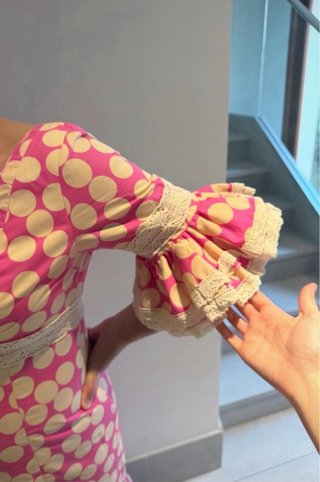 Vestido Flamenca Hecho a Medida Lunares