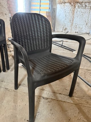 Mesa de jardín ratán sintético