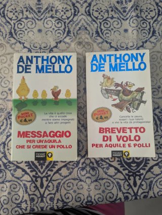2 libri Anthony de Mello