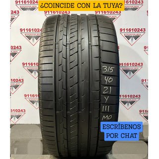 315 40 21 Y CONTINENTAL SPORTCONTACT RUEDA SUELTA