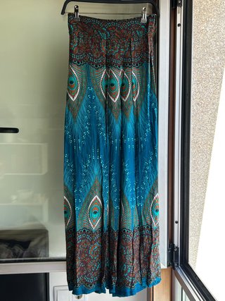 Pantalón Palazzo Estampado Estilo Ibiza