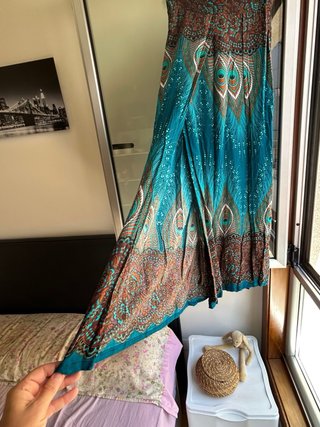 Pantalón Palazzo Estampado Estilo Ibiza