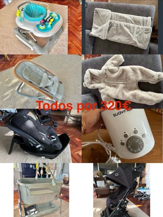 Lote de artículos para bebé