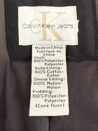Calvin Klein Giacca Uomo 52 Peacoat Doppiopetto