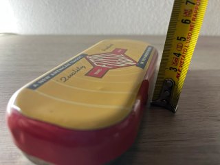 Scatola Latta Vintage Fossil
