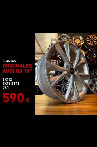 Llantas Originales Audi Q3 18”